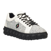 Mazerata Pigale 10 Rhinestone Sneakers – White